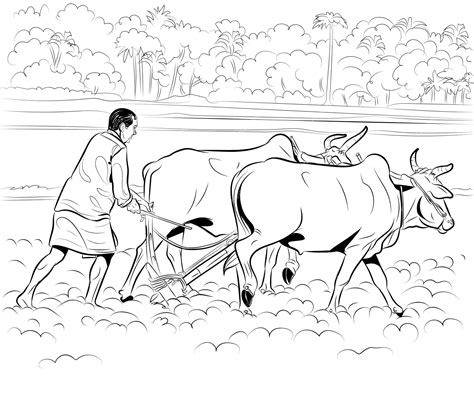 farmer images drawing.